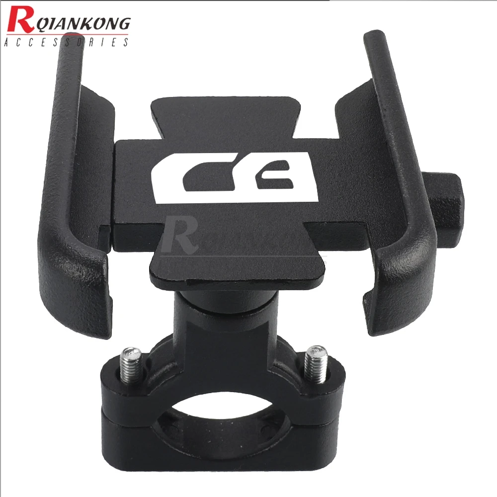 For Honda CB599 CB600F CB650F/R CB900F CB919 CB1000R CB1100 CB1300 Universal Rear Mirror Handle Phone Holder Cellphone Stand