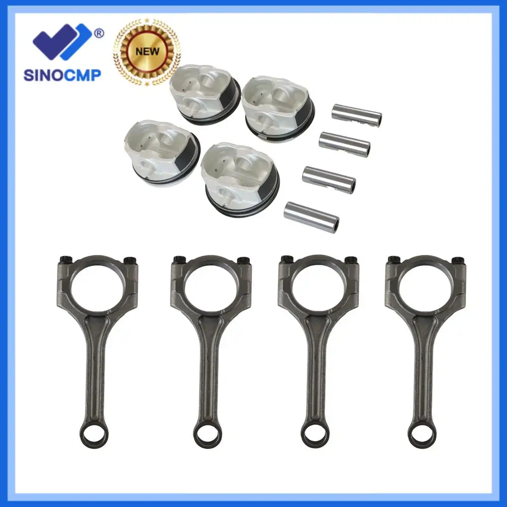 

Engine Rebuild kit Connecting Rod & Piston Kit 23510-2B000For Hyundai Accent Verna Creta Elantra HB20 Kia Forte Cerato 1.6L G4FG