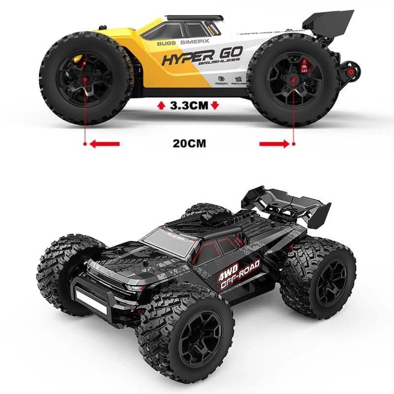 Cool Stuff Toy Car Funny Gift-1:14 High-speed 4WD Rc Truck,Brushless Bigfoot Off-road Rc Cars for Adults,Remote Control Car Toy