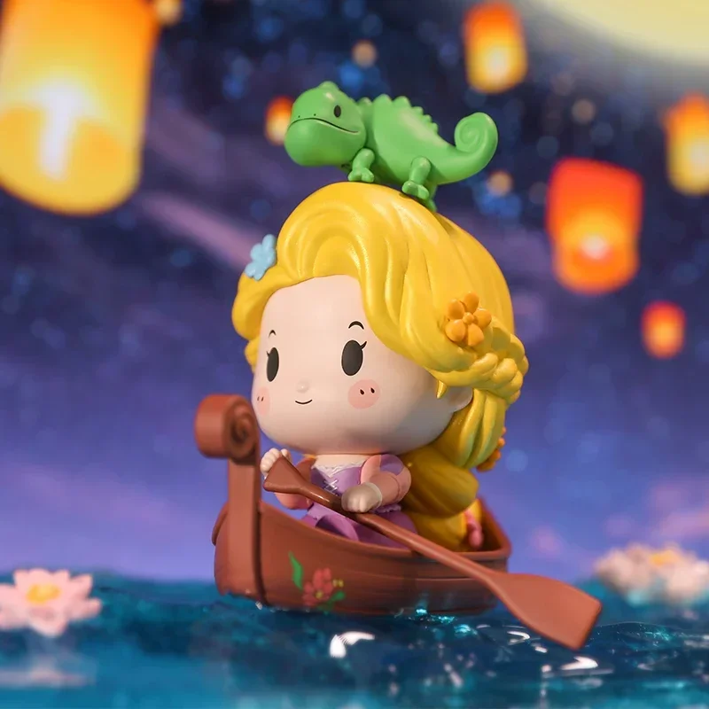 ディズニープリンセス限定シリーズ ブラインドボックス、コレクタブルアクションフィギュア、キュートな可動式人形、サプライズコレクタブルモデルギフト付き