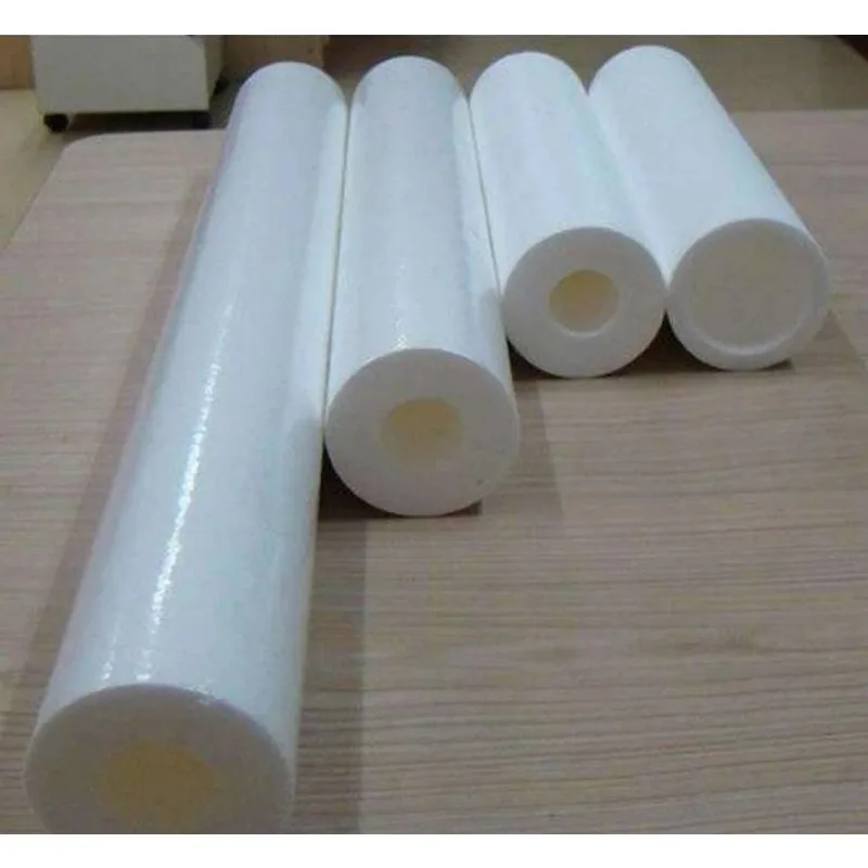 ID 35/36/40/45mm PTFE Straight Rigid Tube, F4 Hard Hollow Polytetrafluoroethylene Sleeve Pipe