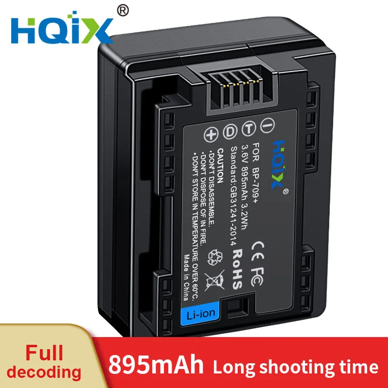 

HQIX for Canon LEGRIA HF R36 R38 R46 R56 R66 R76 R86 R306 R506 R606 R706 R806 M50 M52 M56 M500 Camera BP-709 Battery Charger