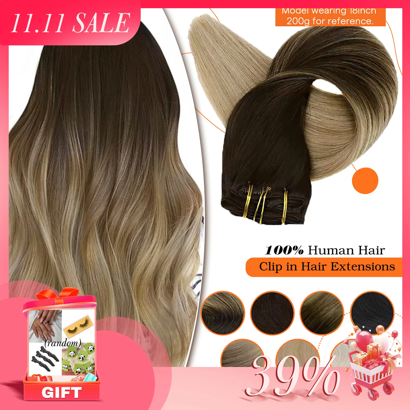 Полный блеск для наращивания волос