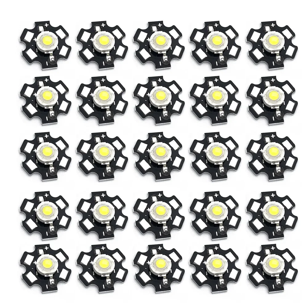 potencia led lampada chip beads 200lm fonte de luz brilho luminarias floodlight 1w 5v 25 pcs alta 01