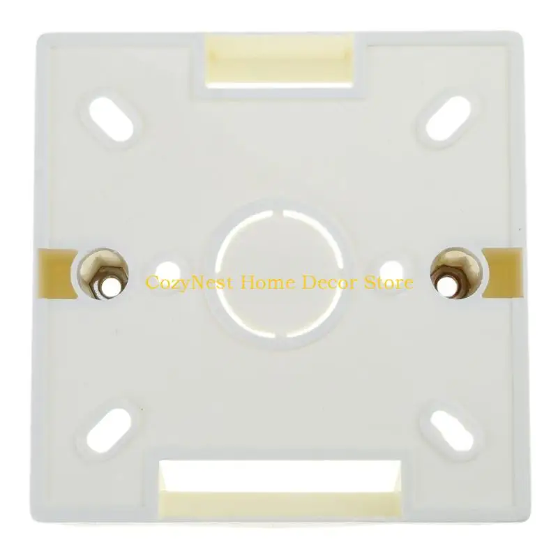 92MF Wall Mounted Junctions Box White PVC Electrical Outlet Mounting Box 86 Type Wall Switches Socket Protections Box
