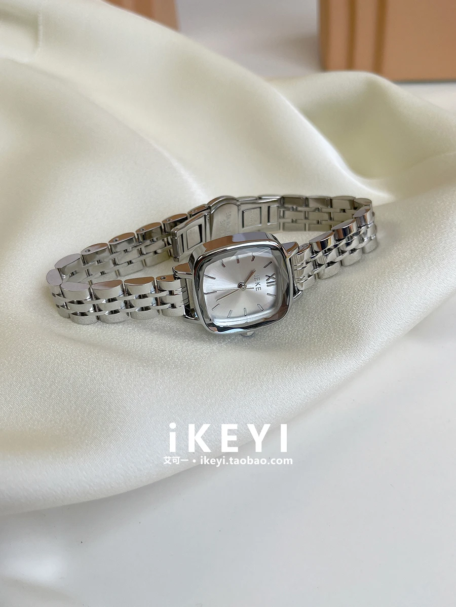 

Exquisite Women'S Wristwatch, Small Square Watch, Understated Luxury, High-End Minimalist Steel Strap Watch, Unique Wristwatch.