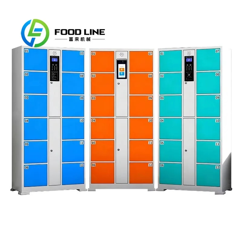 Smart Locker, Self Service Electronic Locker, Independent Lock For Each Compartment, For Supermarket Community Luggage Storage