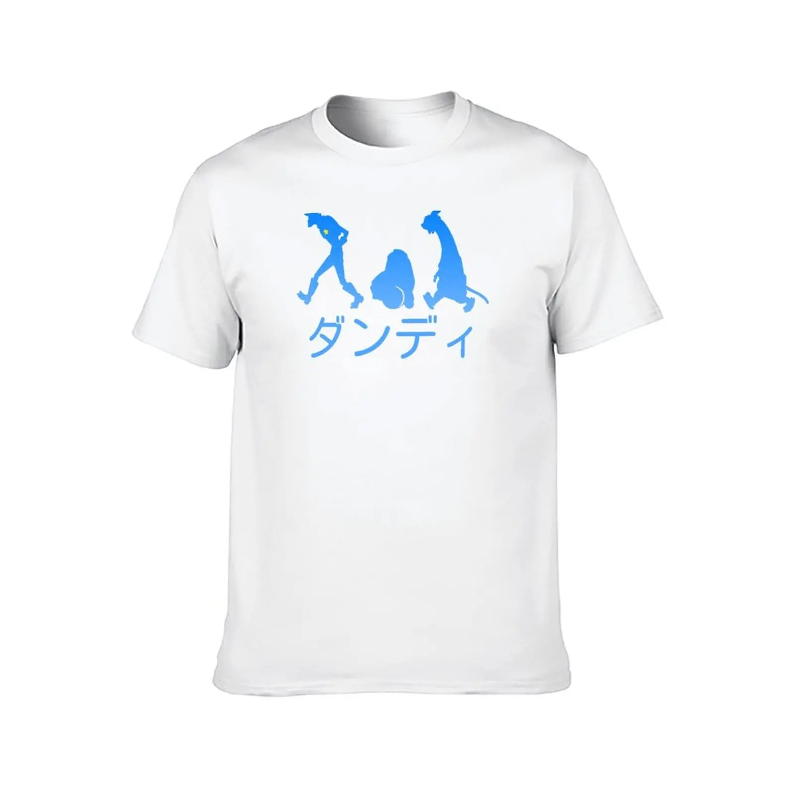 Space Dandy Silhouette Dandy (Blue) T-Shirt cotton t shirts high quality black cotton t-shirt plain for man package T-Shirt