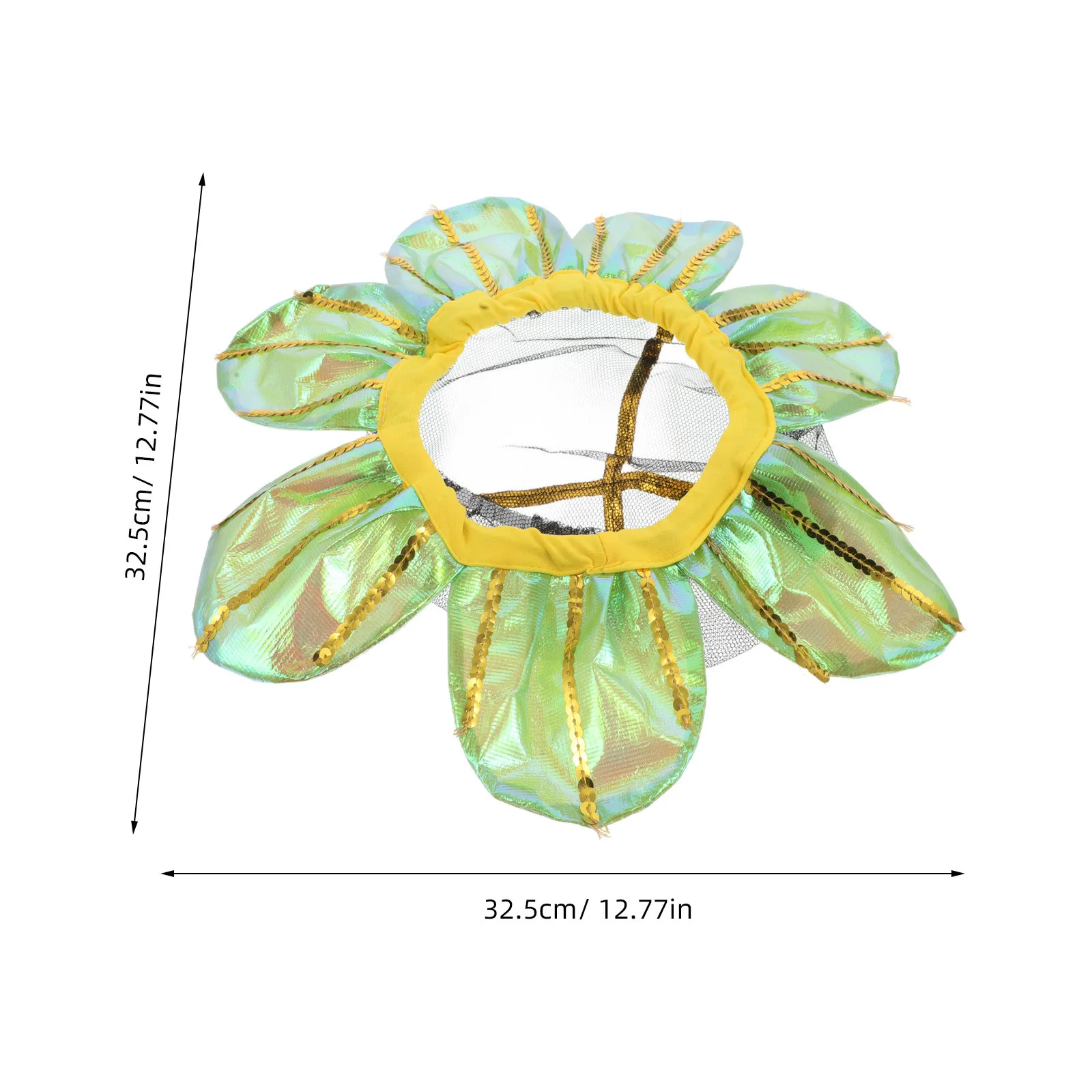 Cute Sunflower Headwear Lightweight Soft Fit Great for Childrens Party Performance Festival School Sports Meet Role Play