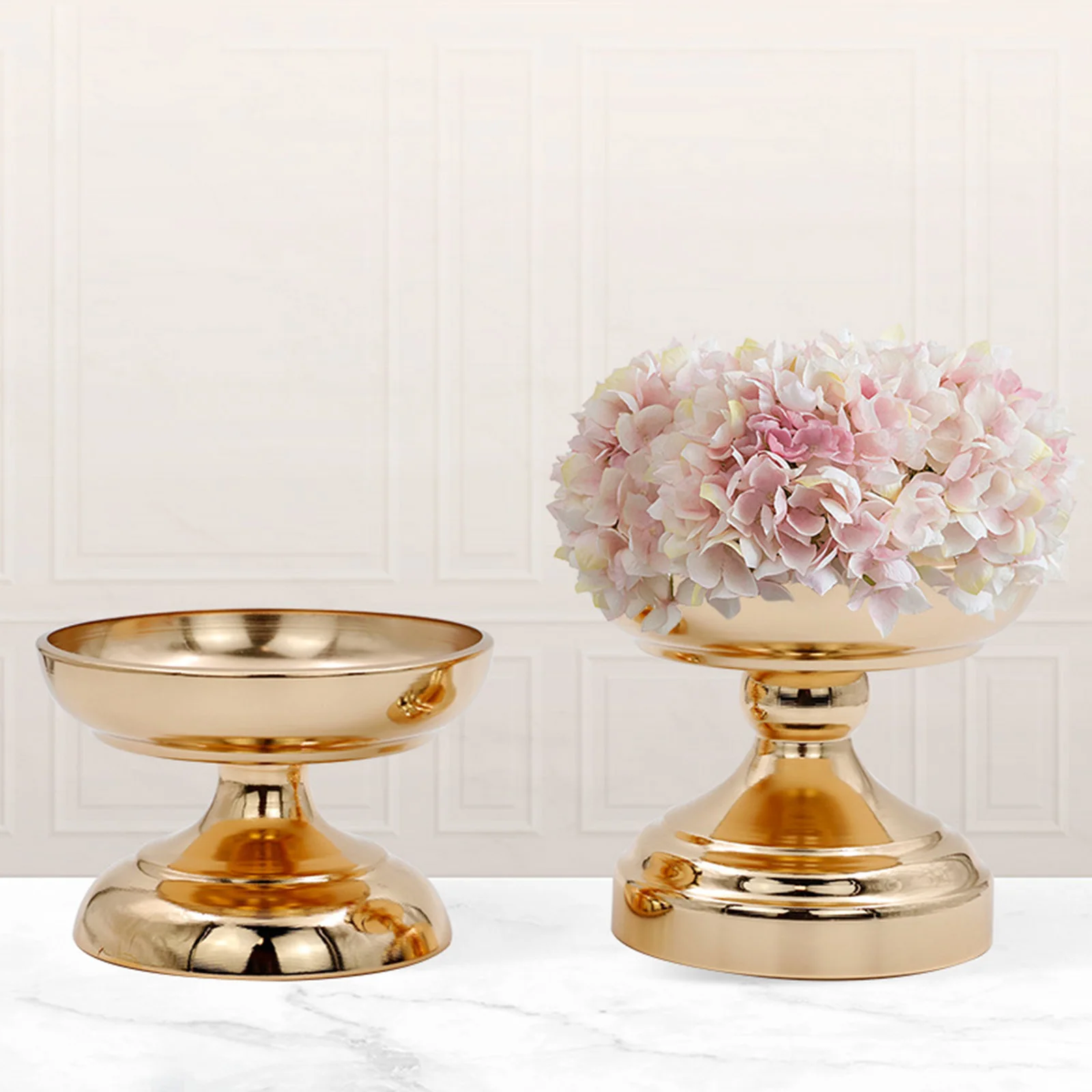 European Style Vase Metal Vase Vintage Advanced Ceramic Flower Vase for Wedding Centerpiece Decor Hotel Banquet Table Decoration