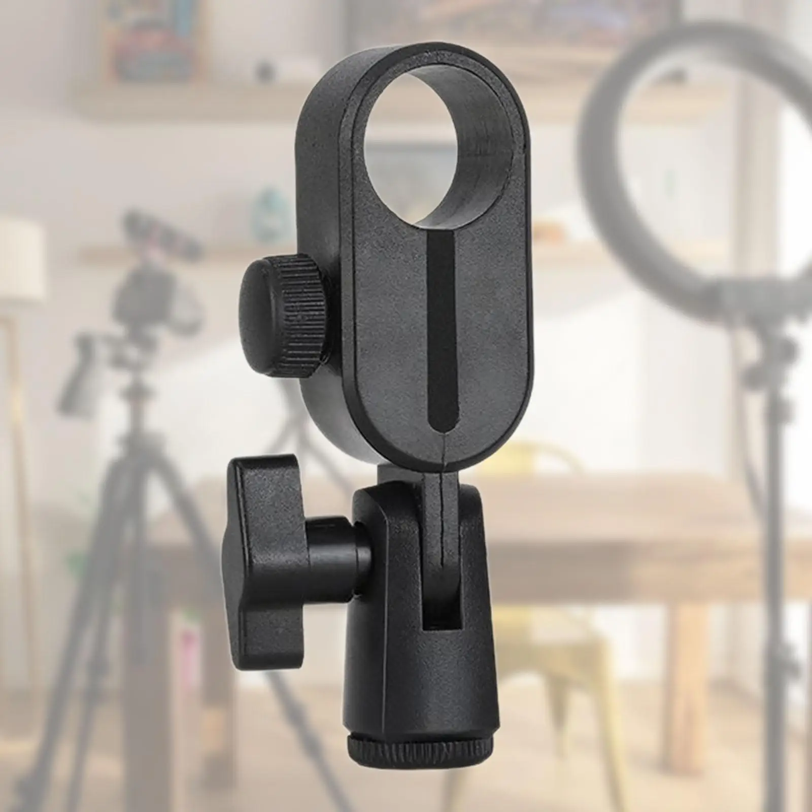 Microphone Shock Mount Mic Clip Holder Accessories Heavy Duty Adjustable Easily Install Professional Anti Vibration Podcast