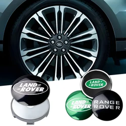 4pcs 56/60MM Car Logo Wheel Hub Center Cap Rim Cover Sticker For Land Rover Range Rover 2 Freelander Velar Freelander SVR Evoque