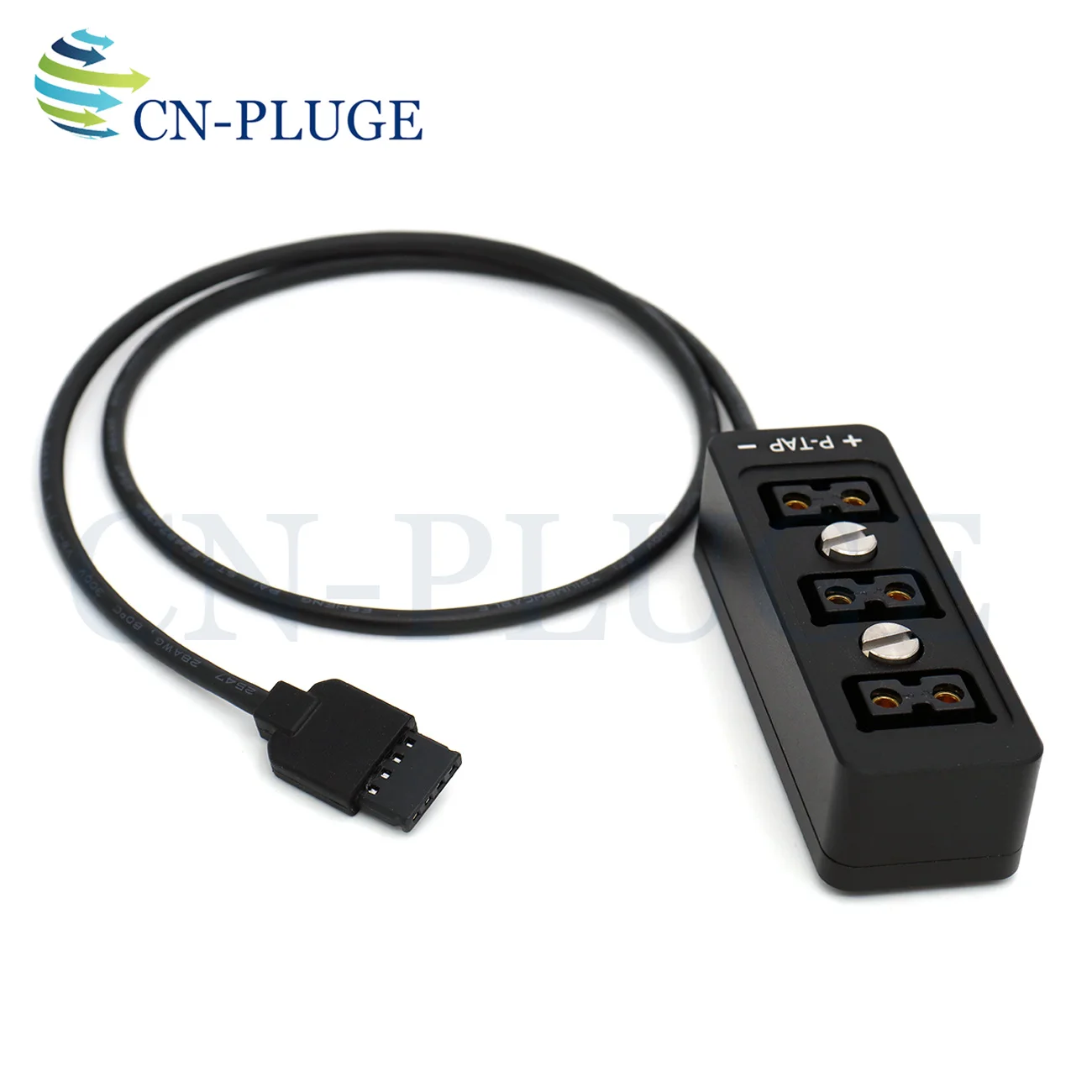 DJI Ronin-S Power Supply CAN to Camera D-TAP/P-TAP Power Distributor With a Red, Black, and Blue Color Scheme