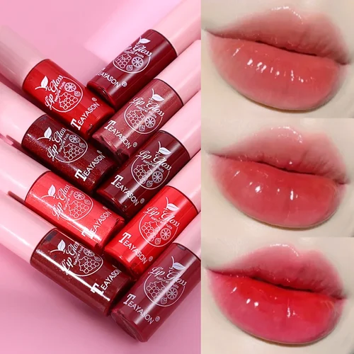 Imagen 2 del producto Brillo de labios de larga duración, 10 colores, lápiz labial líquido, brillo de labios con brillo, lápiz labial brillante resistente al agua, cosméticos, maquillaje para mujeres