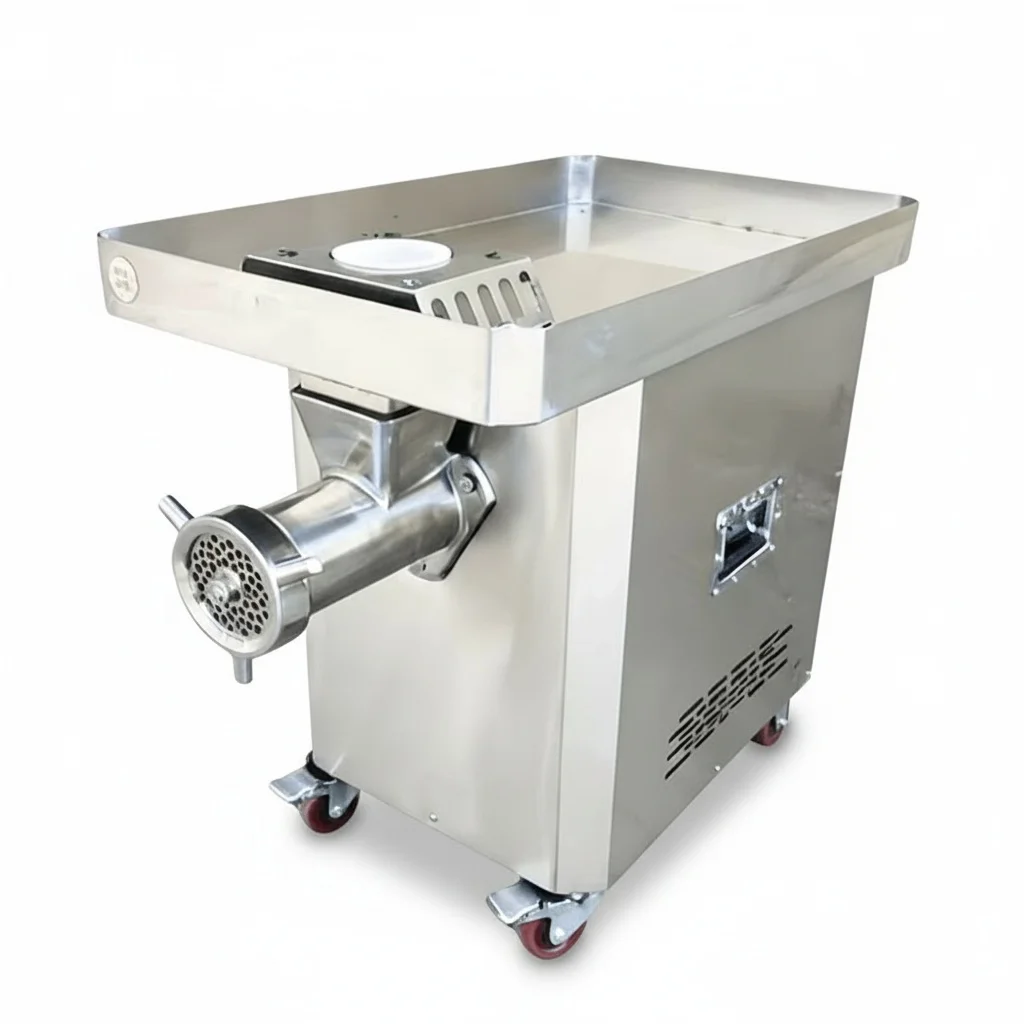 

Промышленная мясорубка, 3000 Вт, электрическая, из нержавеющей стали, высокопроизводительная автоматическая мясорезка для промышленного использования