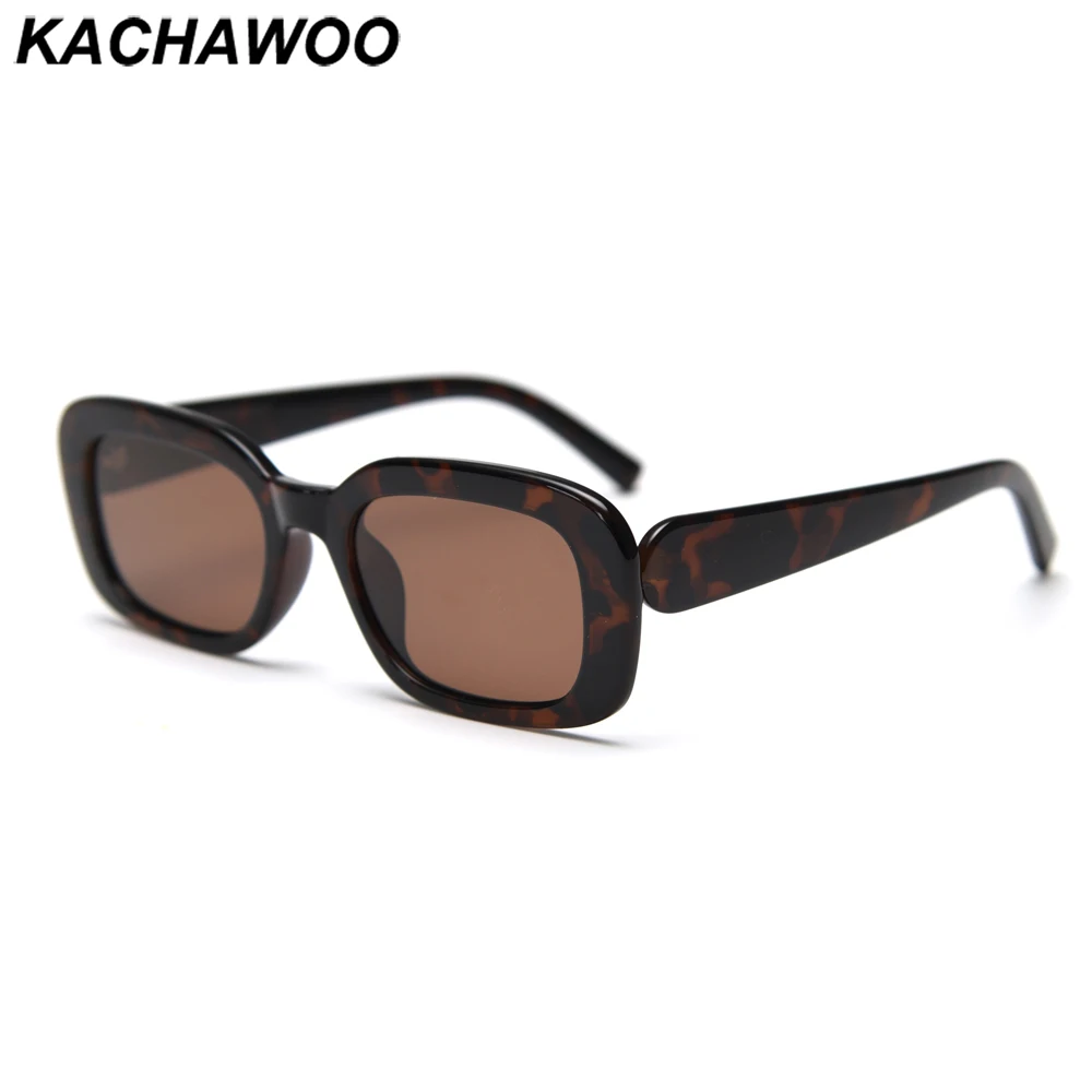 

Kachawoo ретро женские солнцезащитные очки поляризованные леопардовые коричневые TR90 солнцезащитные очки в маленькой оправе для мужчин квадратные аксессуары в европейском стиле