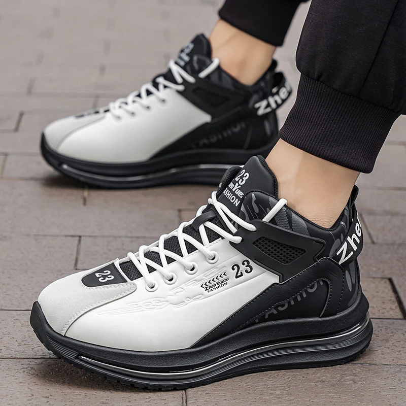 

Мужские кроссовки с высоким верхом, спортивные кроссовки для бега, повседневная спортивная обувь, баскетбольные кроссовки для мужчин, обувь для ходьбы, модная обувь.