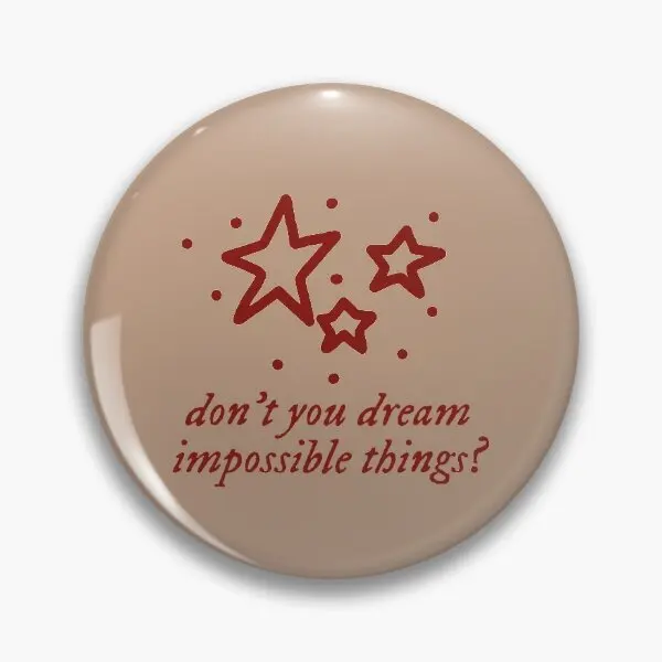 Starlight Dream Impossible Things  Soft Button Pin Jewelry Lover Women Fashion Cute Cartoon Gift Collar Decor Hat Creative