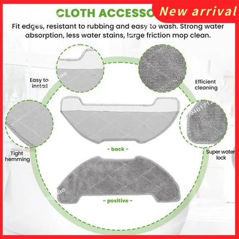 N89R 11 قطعة فرشاة رئيسية فرشاة جانبية فلتر Hepa وسادات ممسحة لمرفقات مكنسة Airrobo P30