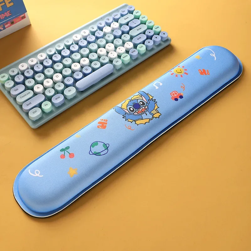 

Stitch Mouse Pad Crayon Shin-chan Silicone Wrist Pad Keyboard Hand Rest Computer Laptop Macbook Mouse Pads Non-slip Desk Pad
