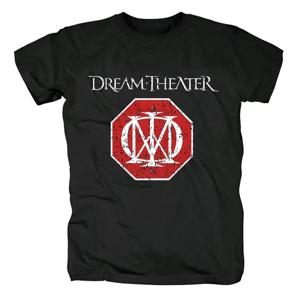 Camiseta Gráfica Inspirada na Banda de Metal Progressivo Dream Theater 2026 Summer Dream, com Símbolo Majestoso, em Algodão, para Fãs