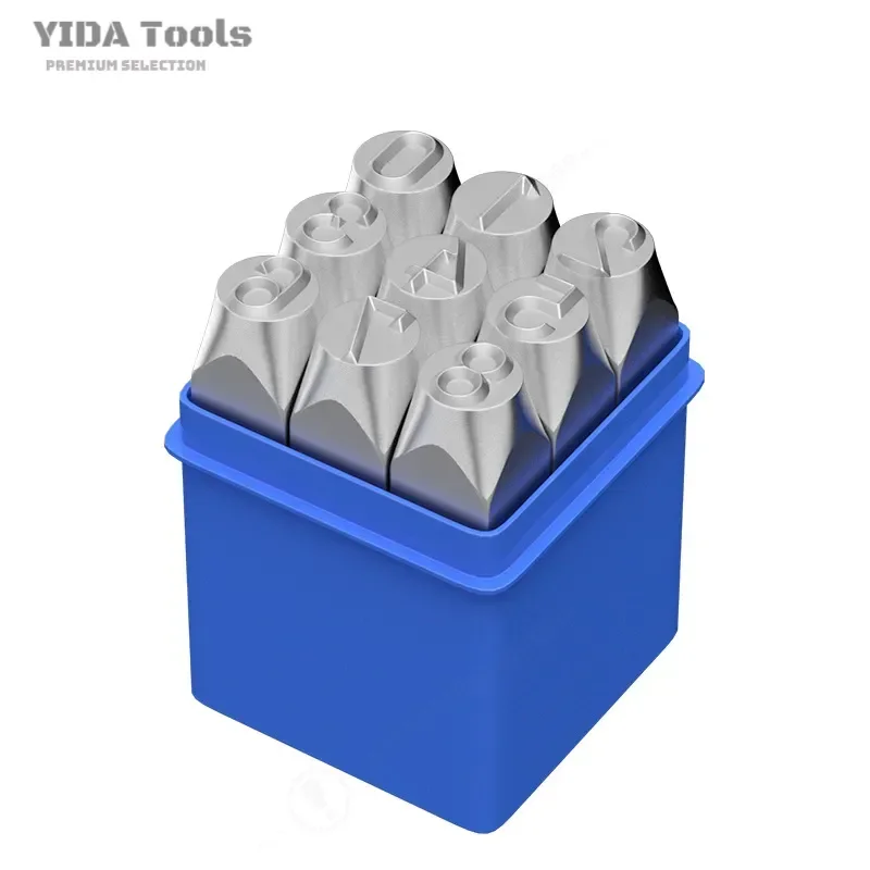 Steel Stamp Font Word Code Number English Letter Prefix Coder Tapping Mark Marking Tool Steel Word Code Punch