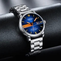 TOPHILL Original Imported Mechanical Movement Men's Mechanical Watches Sapphire Wristwatches Waterproof Starlight Clocks TD002G