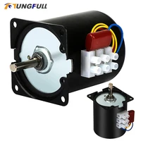 220V AC 14W Motor de microengranaje de imán permanente de baja velocidad 60KTYZ 50Hz 1/2,5 RPM Motor de engranaje de CA síncrono Mini Motor eléctrico