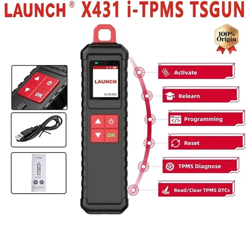 Диагностический инструмент LAUNCH I-TPMS для измерения давления в шинах, датчик RF 433/315 МГц для X431 V/V+/PRO3/PRO3S/PAD V для автомобилей