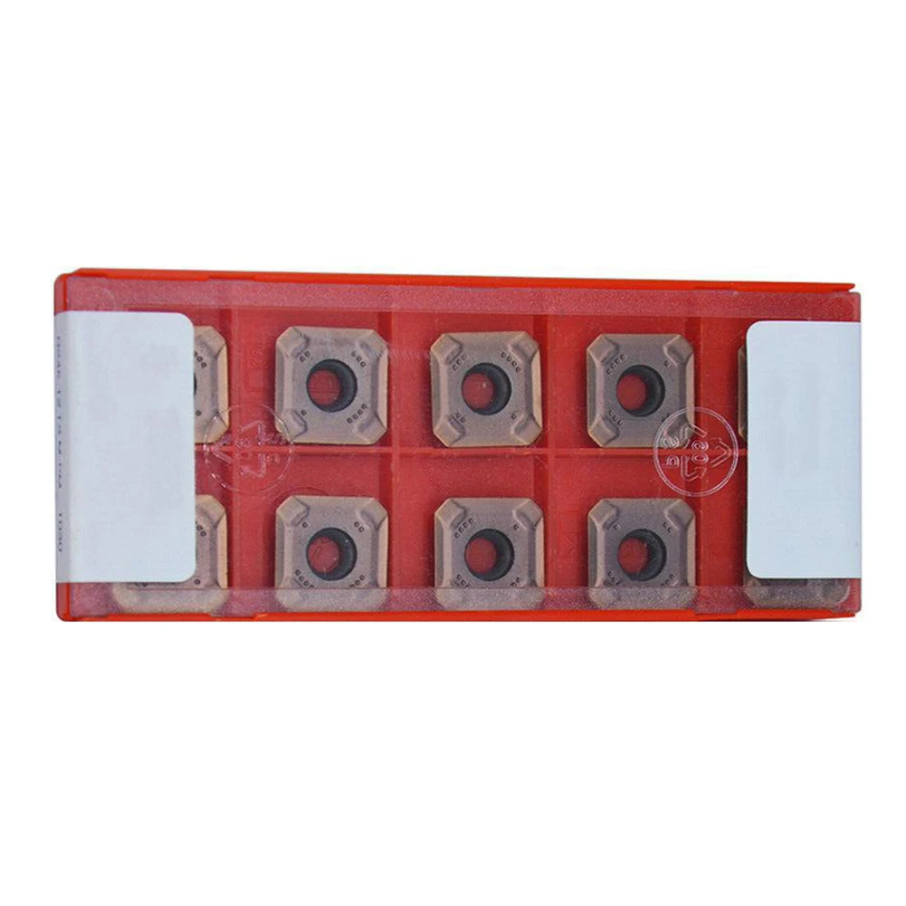 

10pcs Milling Inserts Milling Cutter Insert For Large-scale Cutting Excellent Performance High-quality Steel Large-scale Cutting