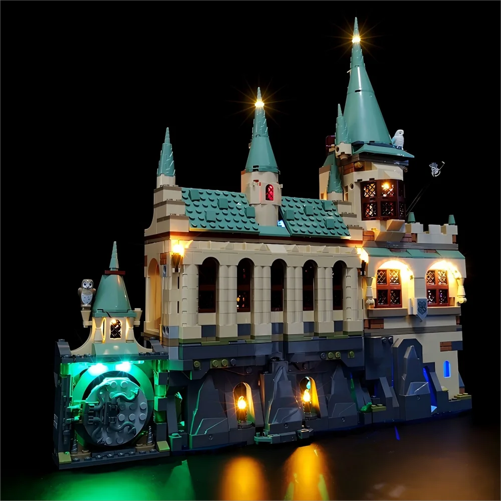 LYBMTWF Kit d'éclairage LED compatible avec le modèle de construction Lego 76389 Chamber of Secrets (modèle non inclus des briques)