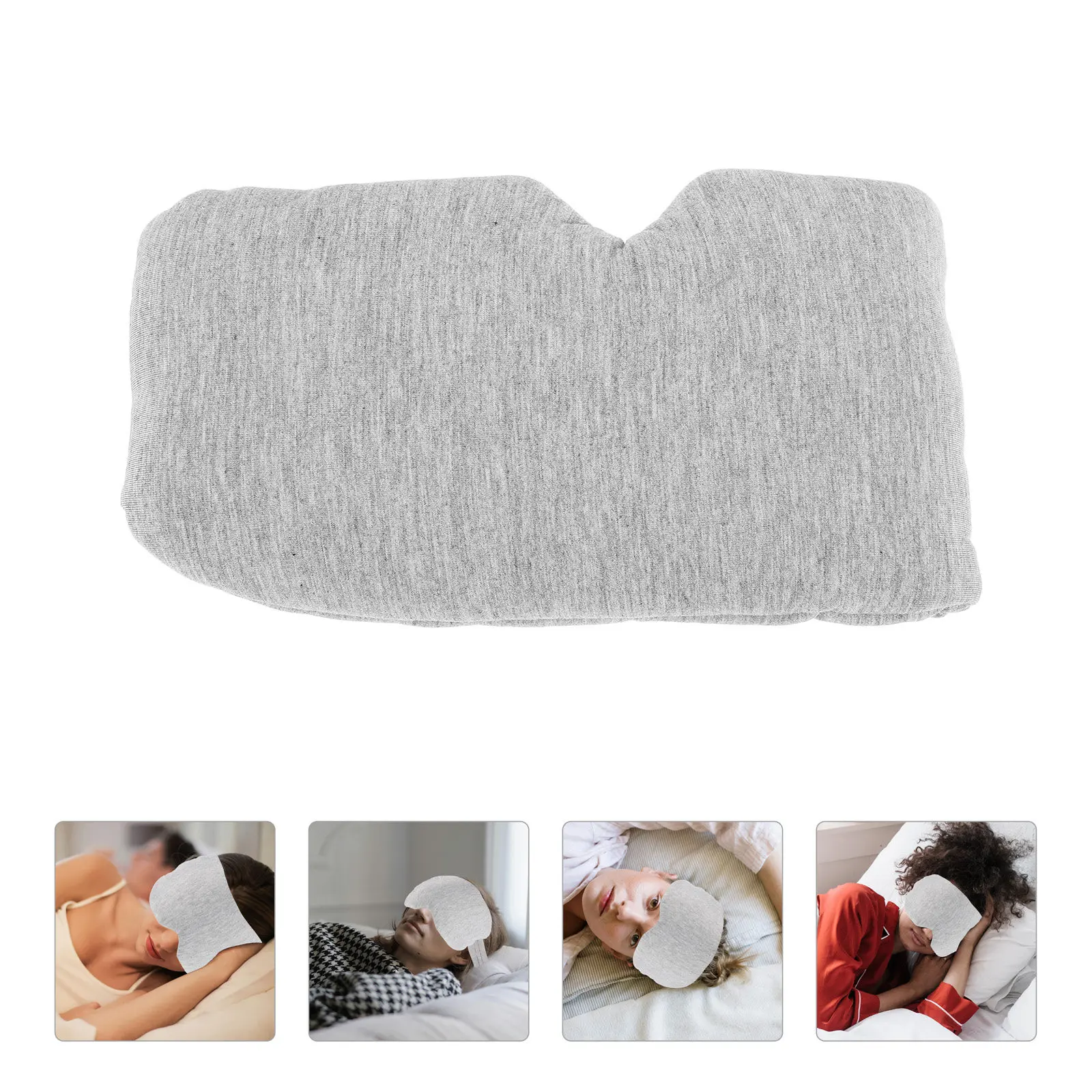 

1 шт. 3D маска для сна из пены с эффектом памяти, светонепроницаемая, для дома, офиса, путешествий, серая повязка на глаза для сна