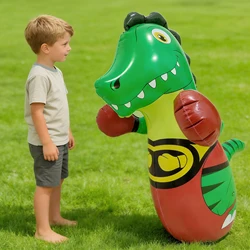 Parent Child Toys Inflatable Dinosaur Tumbler Boxing Punching Bag Boys Sport Games Toys Indoor Outdoor Toy kid Birthday Gift