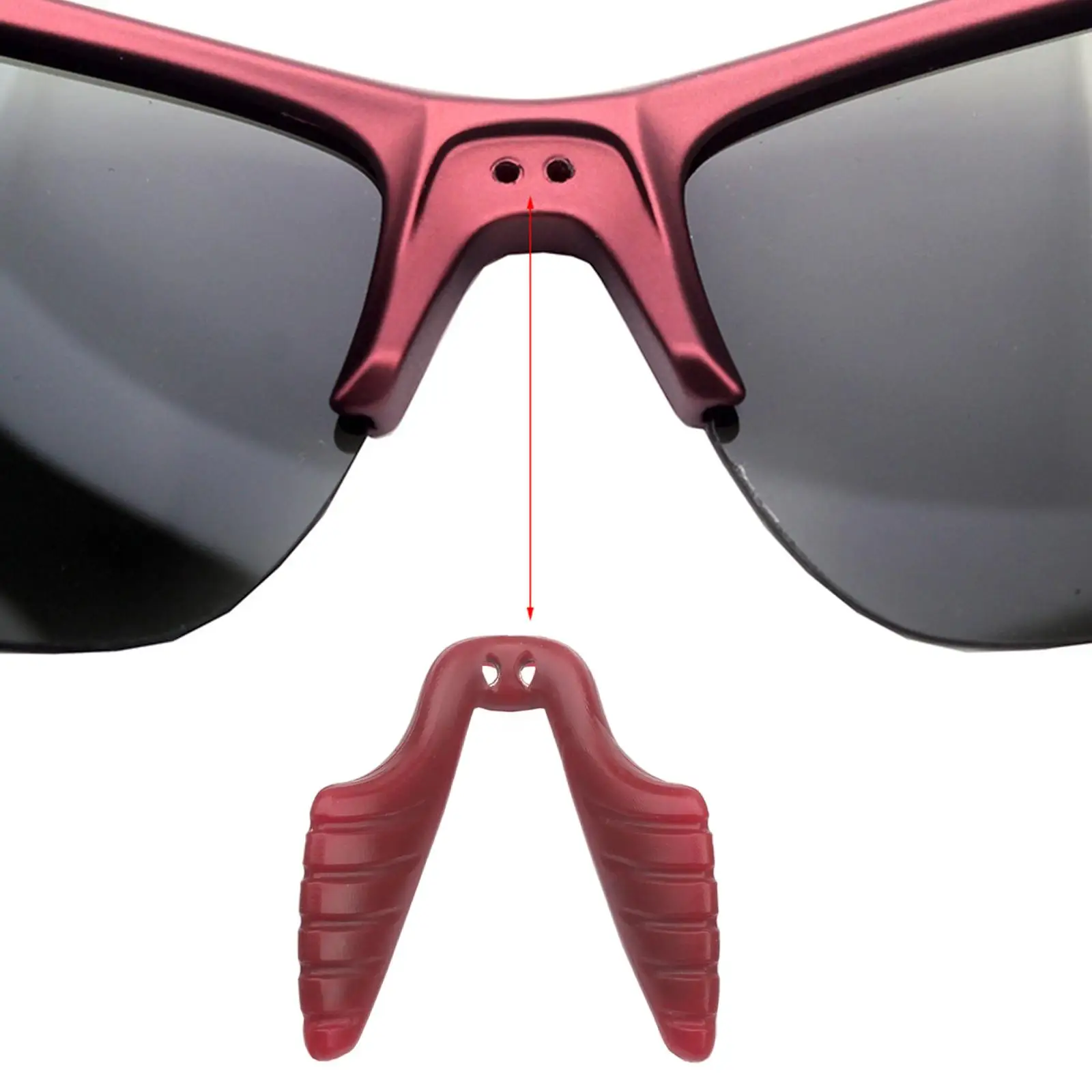 Red Silicone Nose Pads for Glasses - Ultimate Comfort Solution