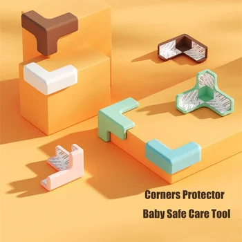 20 ชิ้นเด็กความปลอดภัยตารางมุมซิลิโคนเด็ก Proofing เบาะ Anti - Collision Sharp เฟอร์นิเจอร์มุมขอบปลอดภัยกันชน