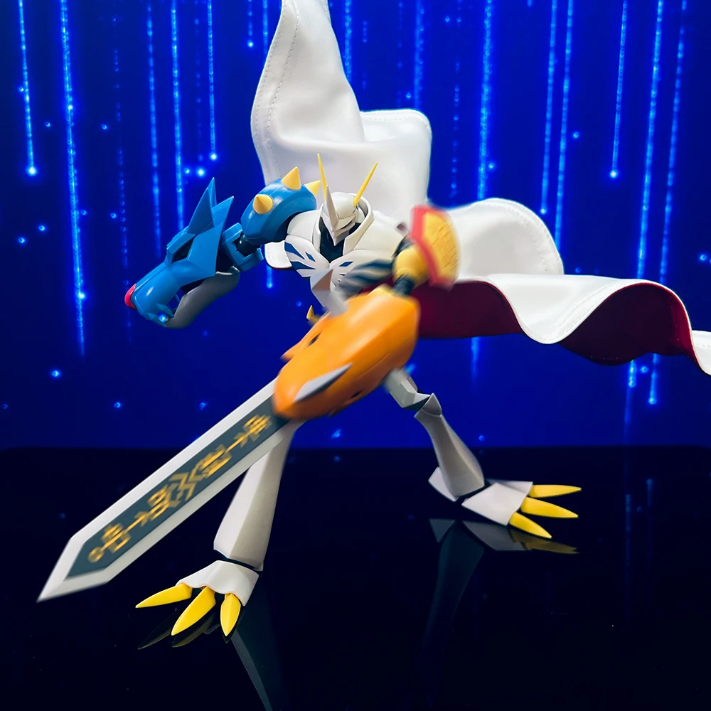 【عباءة فقط】shf 1/12 مقياس أنيمي شخصية Omegamon القماش عباءة كيب شال نموذج ل 6 "عمل الشكل ألعاب الدمى