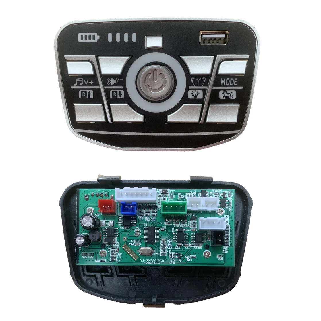 YJ-ZK66.PCB 12V Bluetooth Multifunctional Central Control Panel for Kids Powered Ride on Car Replacement Parts