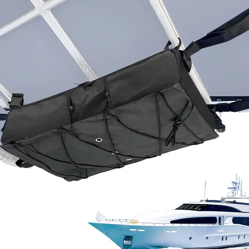 T-Top Storage Bag Safety Upgrade Widely Used Yacht Roof Hanging Bag Clothing Storage Bag With Large Capacity Extreme Durability