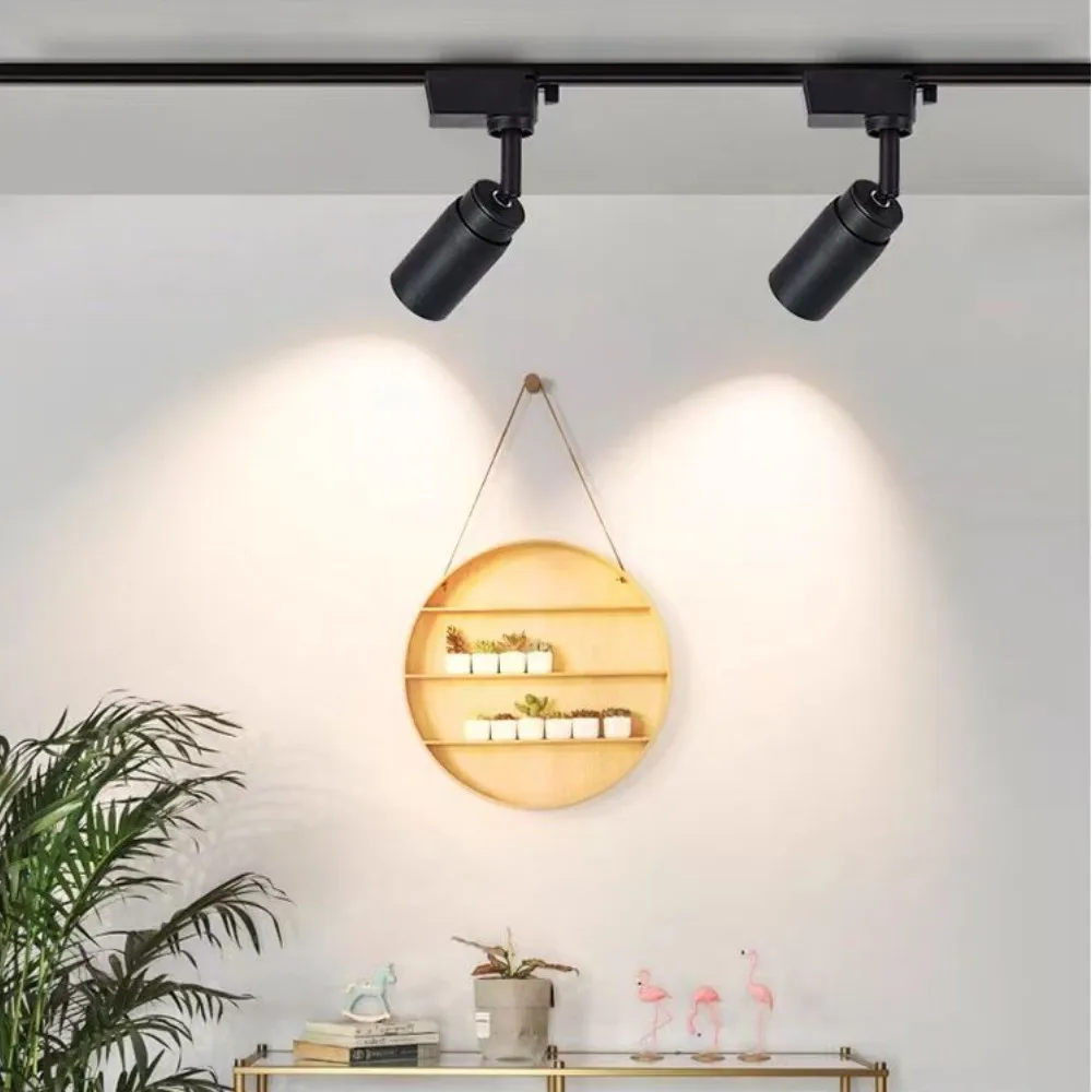 LED 조명 360도 회전 줌 스포트라이트, 초점 가정용 천장 조명 COB 조명, 회사 레스토랑 매장