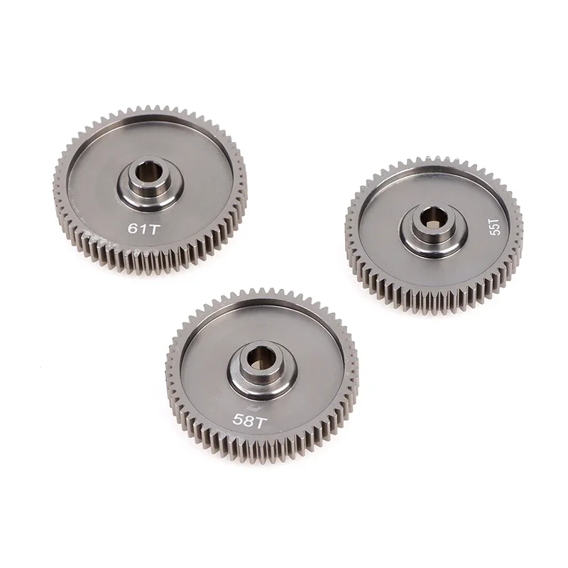 55T 58T 61T Ingranaggio cilindrico ad alta velocità 51004 53665 per TAMIYA TT01 TT-01 RC Accessori di aggiornamento per auto