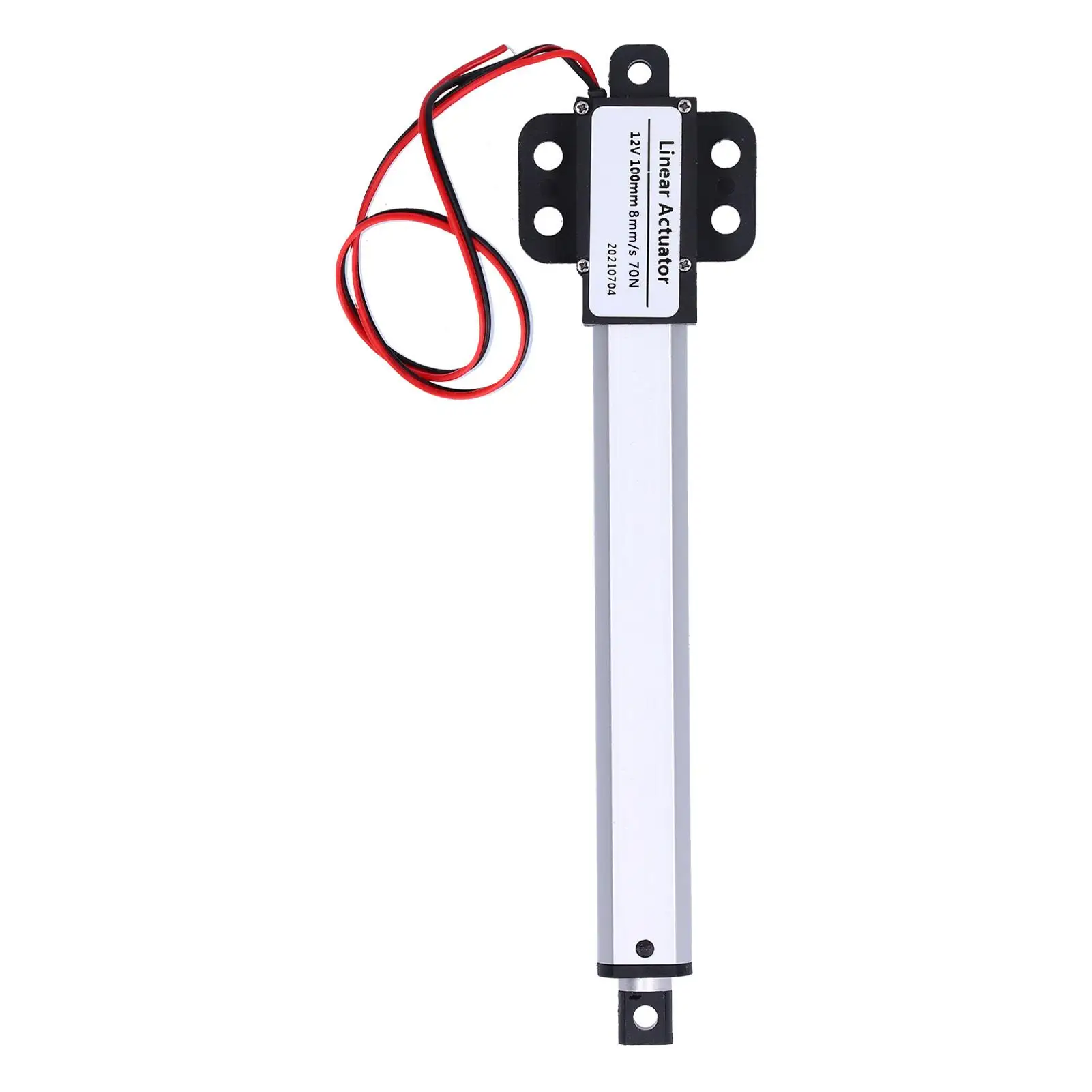 

12V Electric Linear Actuator 100mm Stroke - 20/50/70/150N Metal Gear Motor for Precision Movement