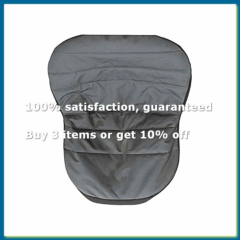 Universal Riding Lawn Mower Tractor Seat Cover Padded Comfort Pad Storage Pouch Medium (Gray)-FABY