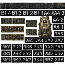 Ir riflettente numero di chiamata Badge A4-1 B1-2 1 b9 2 b9 Camouflage riflettente 3 b2 3 b13k1 Hook Loop Patch zaino Patch per abbigliamento