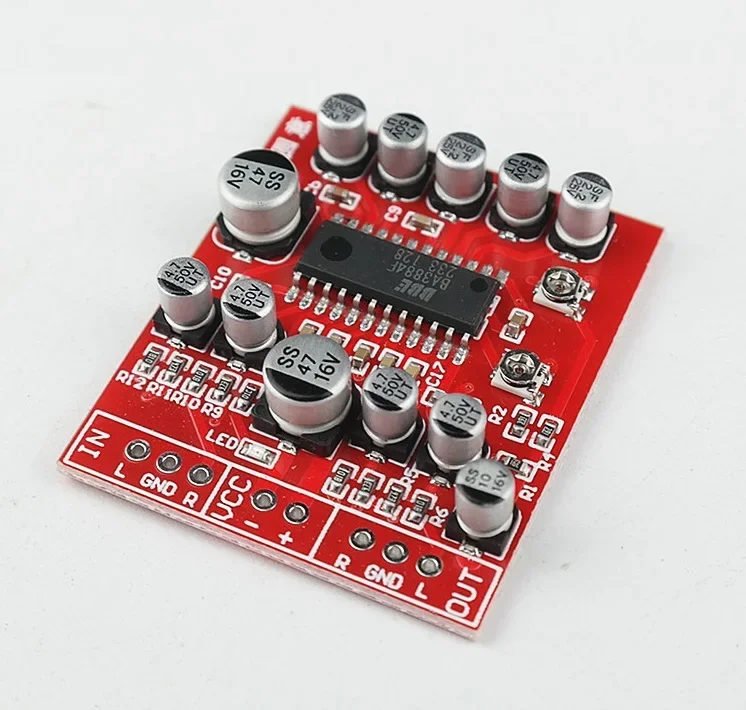 Preamplificador de placa de tono BA3884F, excitador de efecto de sonido BBE, módulo DIY para mejorar la claridad, agudos y bajos