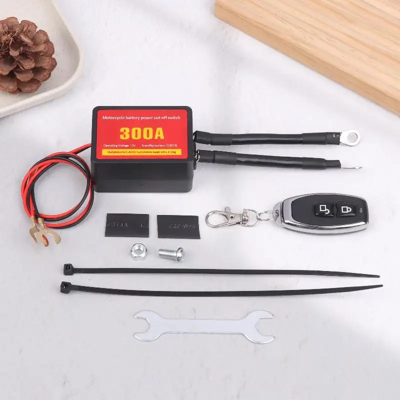 12V 300A Car Smart Remote Battery Disconnect Switch Pure Copper Relay Cut-Off For Isolator Cars/SUVs W/ Wireless Battery Switch - view 3