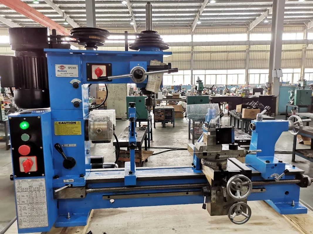 New  MP800 Combined Mini Metal Lathe Machine Multi-purpose Machine with Competitive Price SP2305