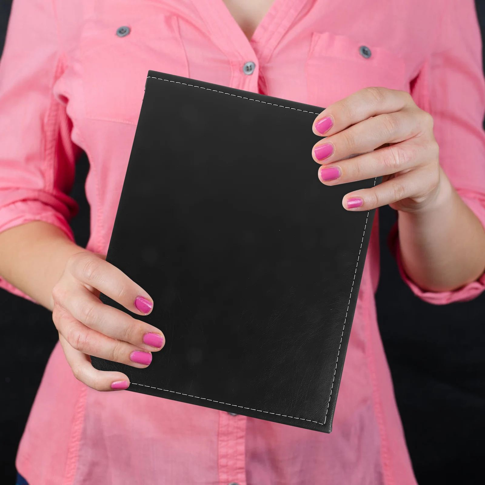 

Certificate Collection File Folders Plastic Paper Organization for Documents Organizer Black Storage Office