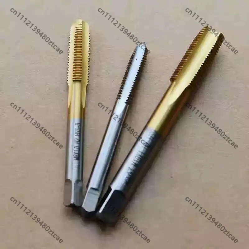 Straight Flute Spiral Thread Tap High Hardness For Hand Drill Tapping Machine 6M 8M 10M Threading Replacement Tools