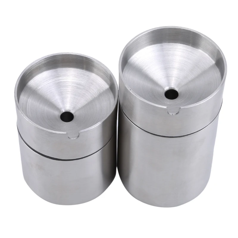 Detachable Stainless Steel Ashtray Creative With Lid Windproof Car Ashtray Fashion Business Send Boyfriend Gift Home Decoration