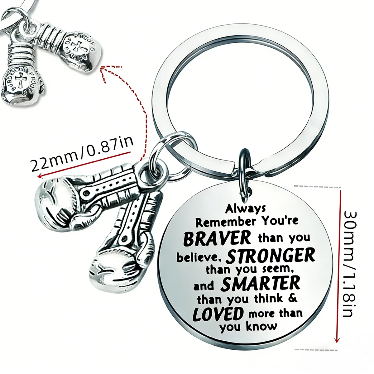 1pc Boxer Keychain 